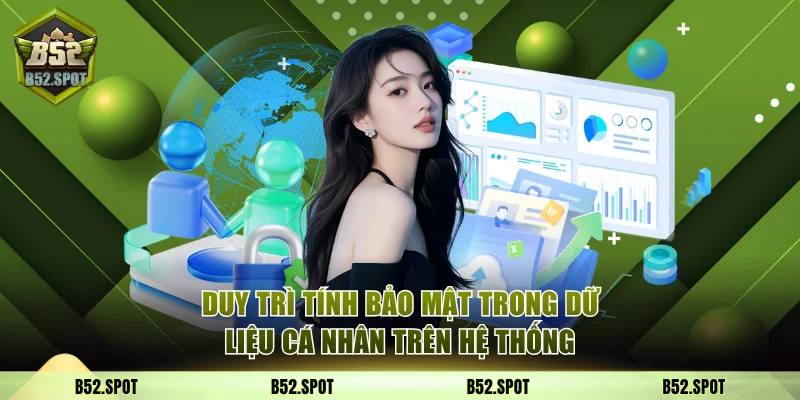 Duy trì tính bảo mật trong các dữ liệu cá nhân trên hệ thống